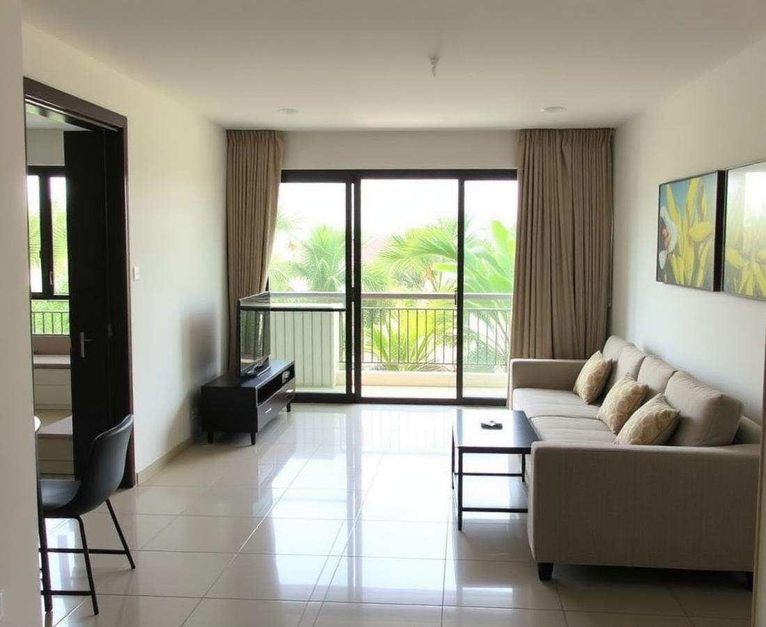 Appartement 2 chambres meublé — Nzeng-Ayong